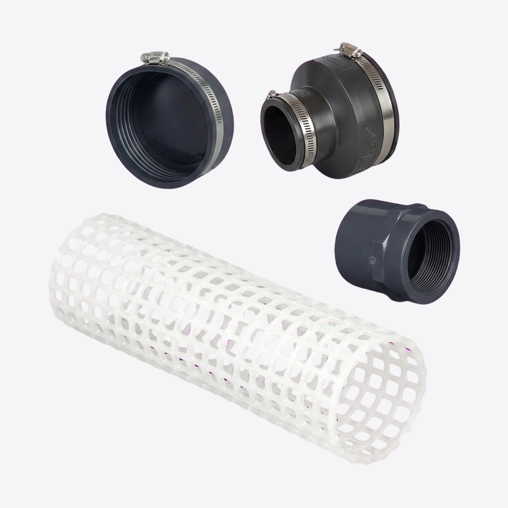 Filtersiebrohr weiß für schwimmende Filtermedien Ø 110mm