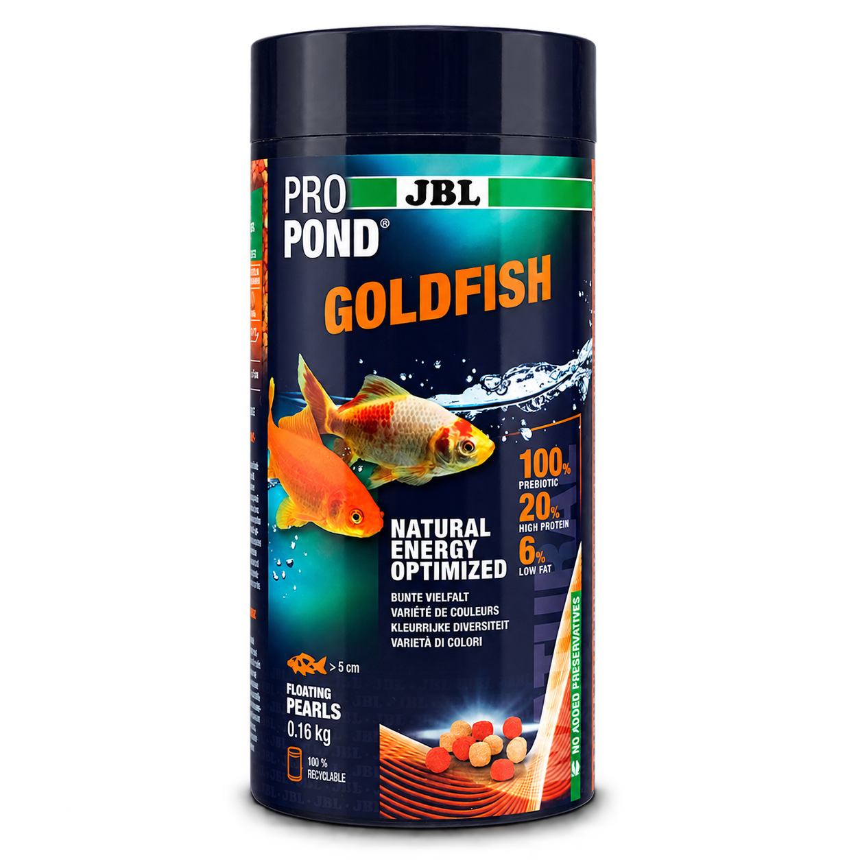 JBL ProPond Goldfish Goldfischfutter 3 mm – schwimmendes Ganzjahresfutter