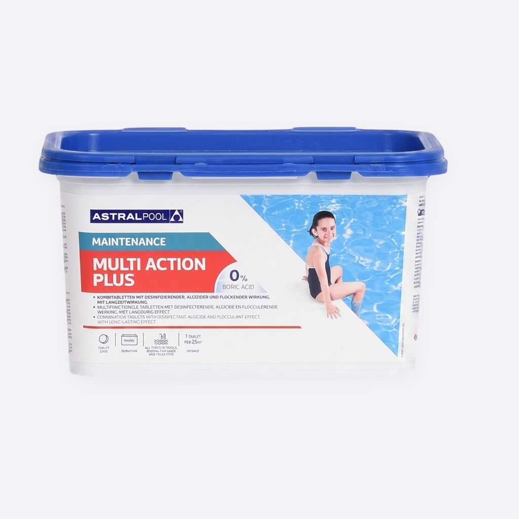 AstralPool 250g langsam lösliche stabilisierende Multi Action+ Tabs