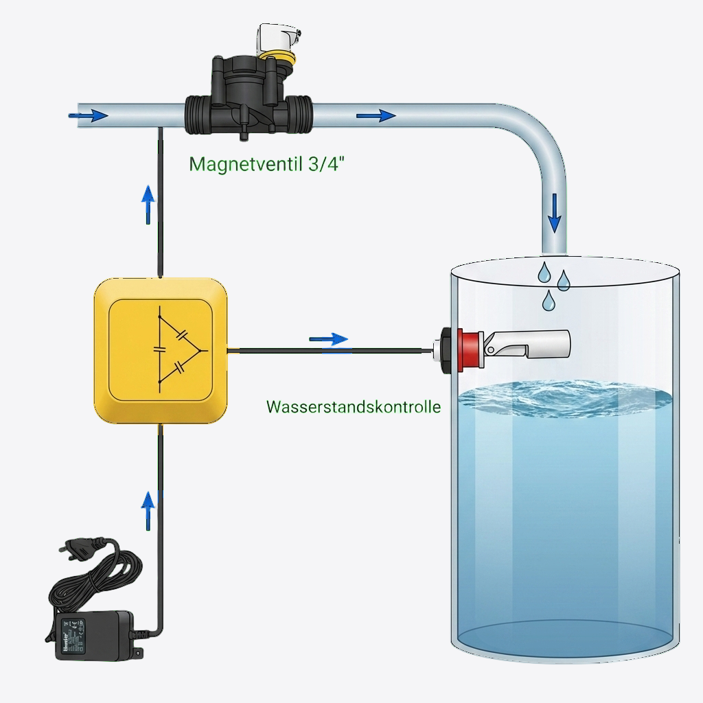 Magnetventil 3/4"