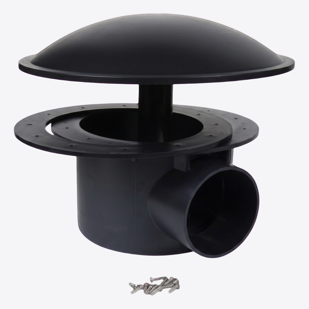 Abstandsrohr zu Bodenablauf 110 mm 1-teilig geklebt