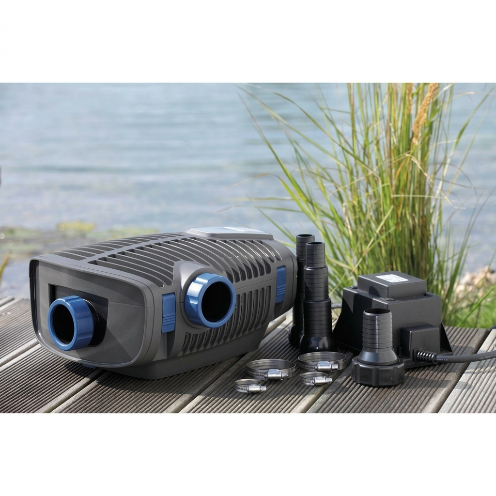 OASE AquaMax Eco Premium 12 V Schwimmteichpumpe – 6.000 & 12.000 – Filterpumpe für Schwimm- & Badeteiche
