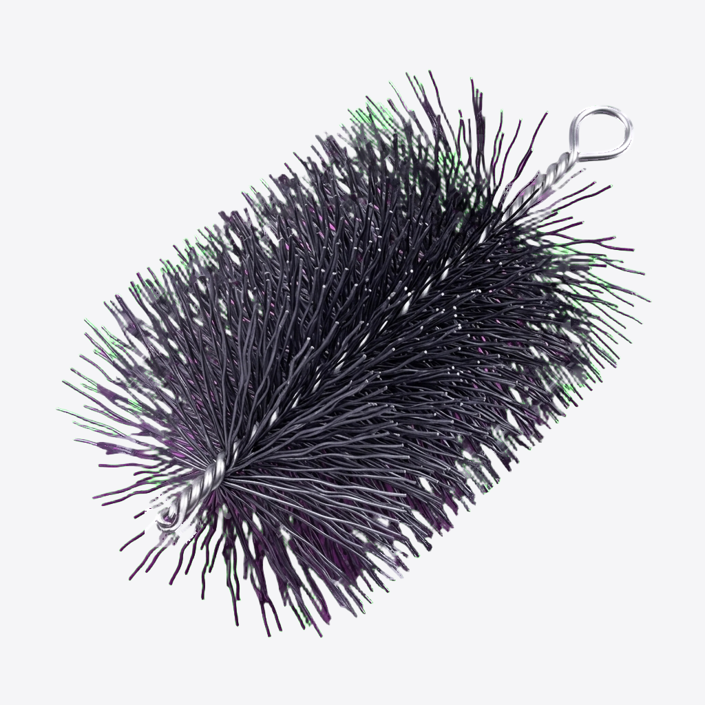 Filterbürsten Ø15cm gewellt + X-Form
