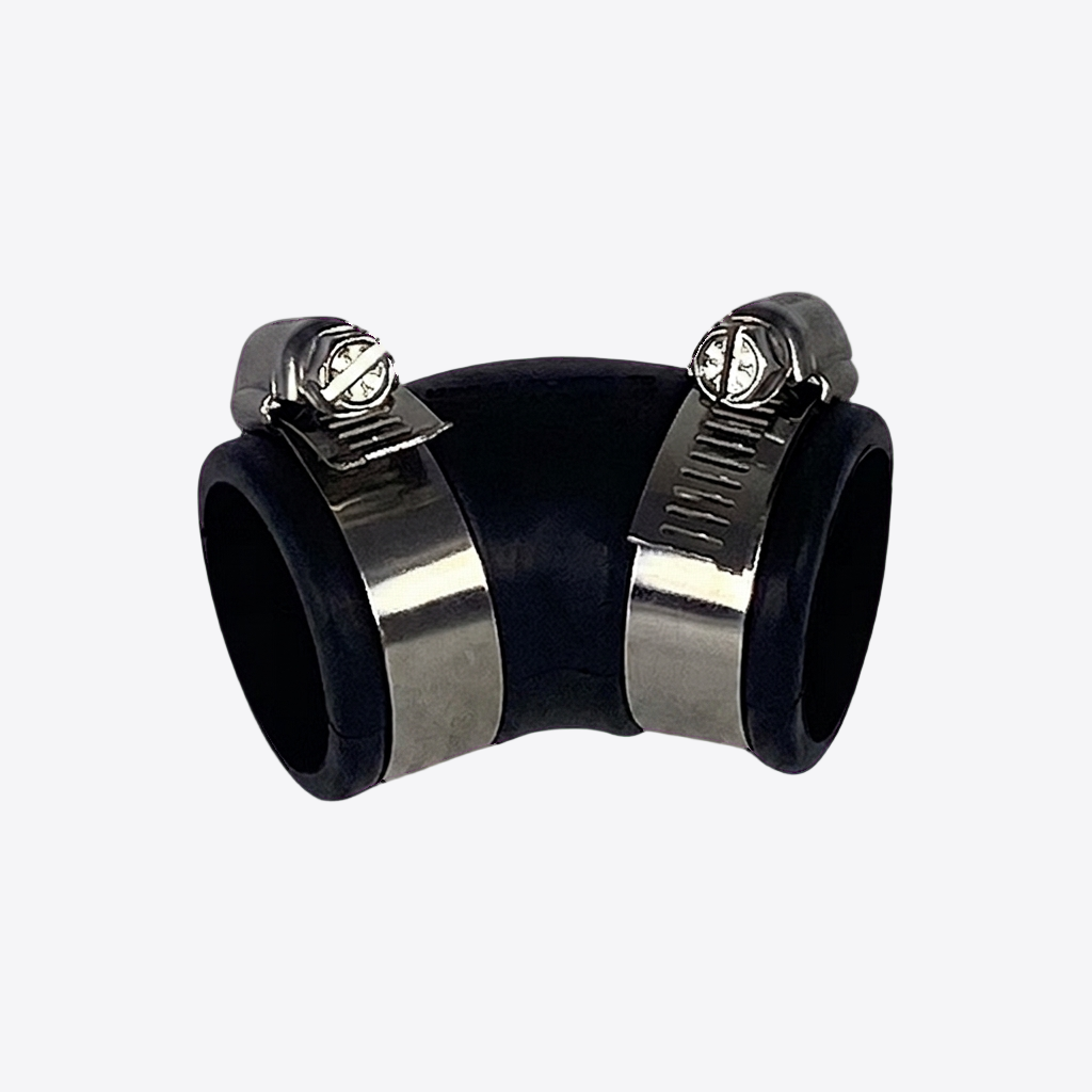 Flexible Bögen 45° inkl. Spannring