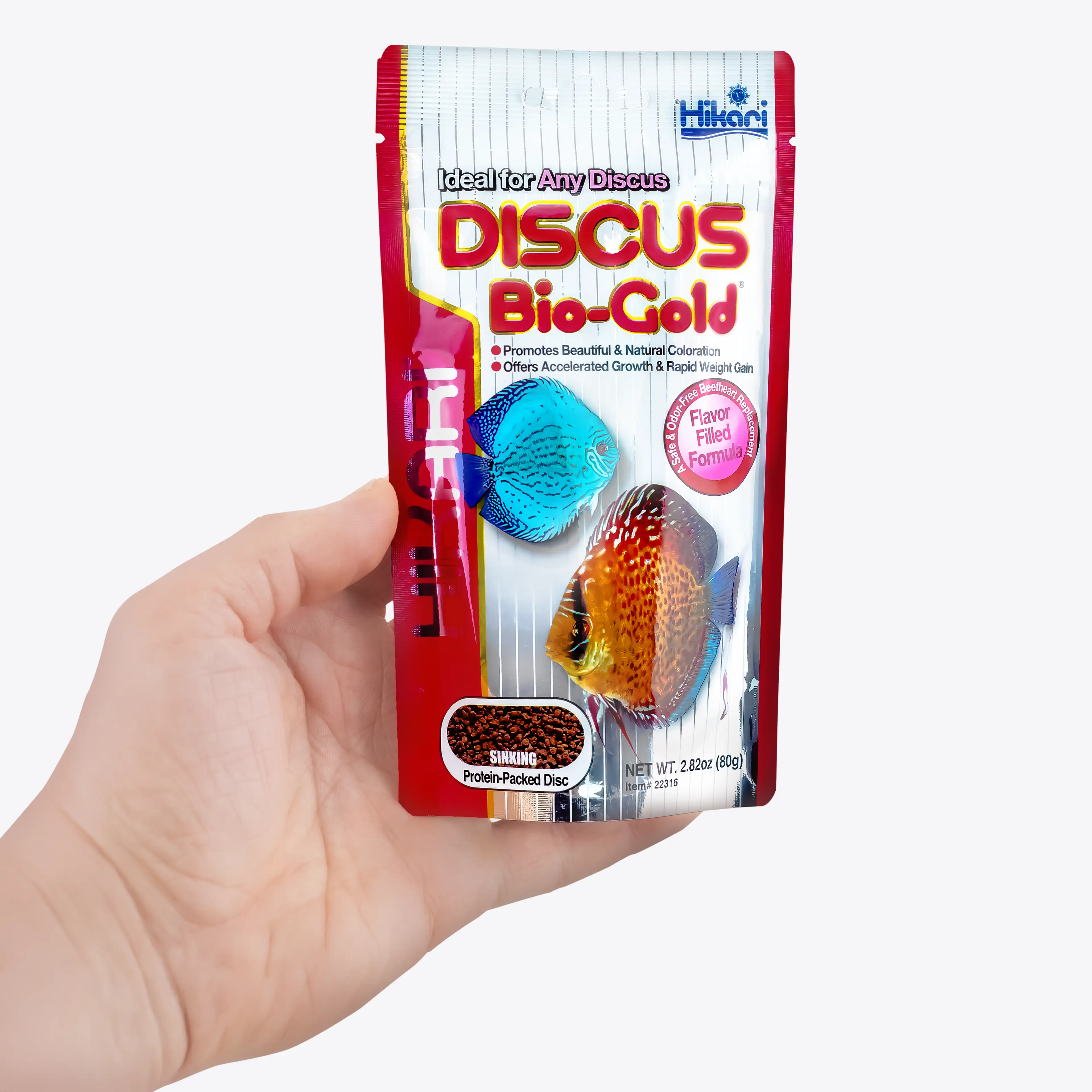 Hikari Discus Bio-Gold Diskusfutter - Aquarienfutter für Diskusfische, langsam sinkend