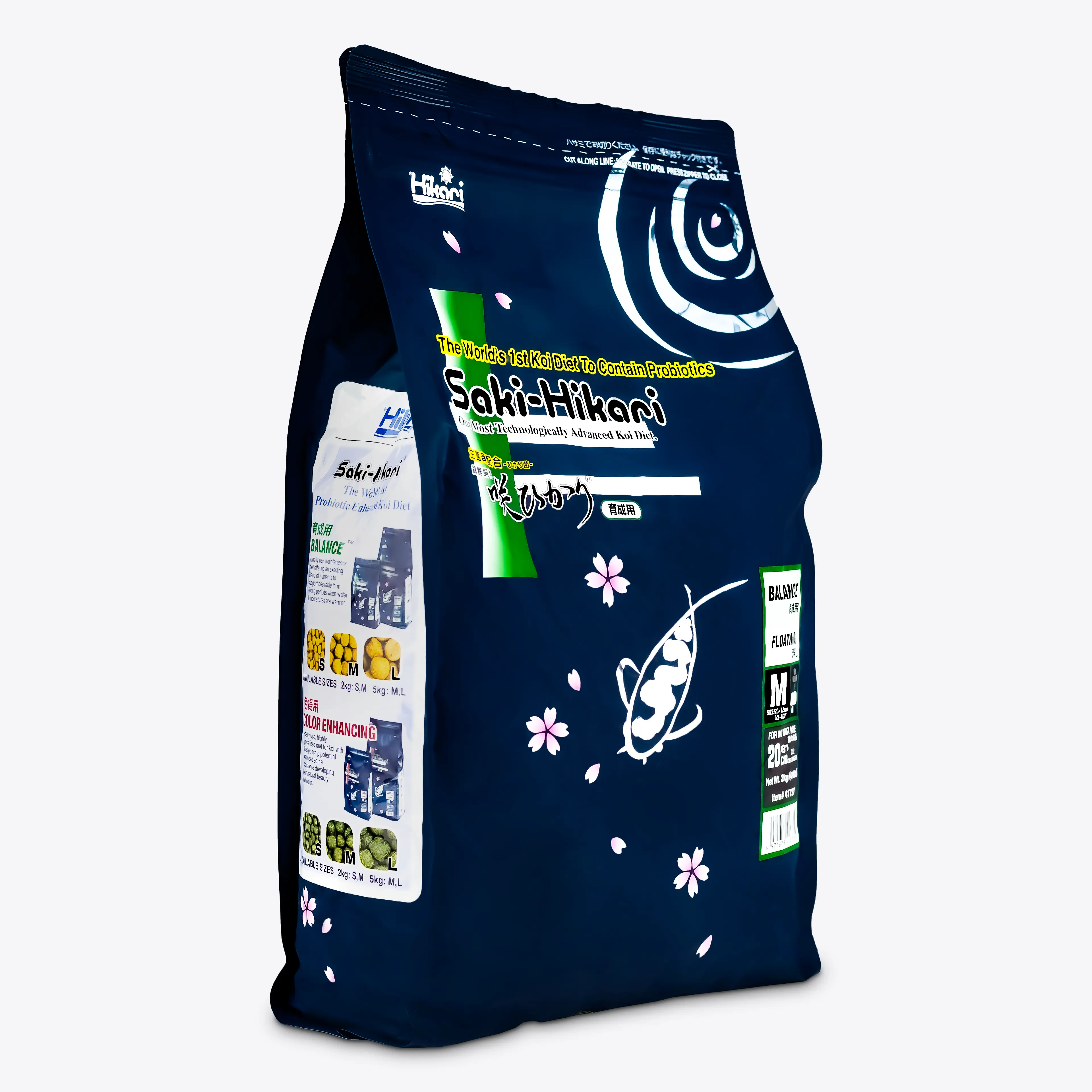 Saki Hikari® Balance Koifutter – Probiotisches Premium-Alleinfutter für perfektes Wachstum, ideale Körperform & maximale Vitalität (schwimmend)