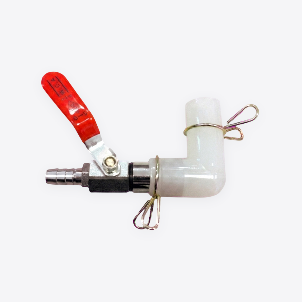 Angel Aqua® Luftpumpenadapter 9 mm regulierbar mit Hahn