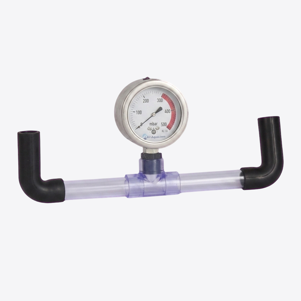Super Air Luftdruckmesser für Teichpumpen | Manometer Gegendruck-Messgerät