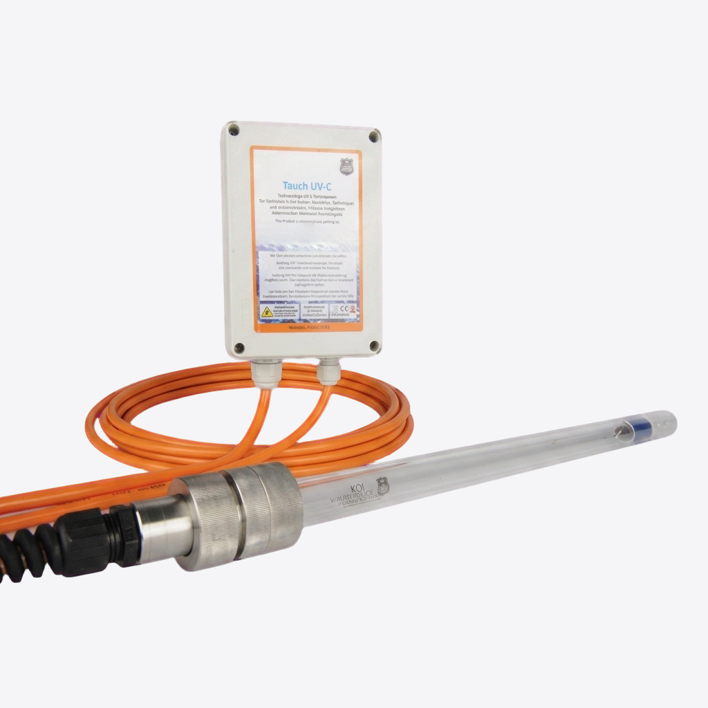 Pond Police Industrie UV-C Amalgam Serie 105 Watt mit Einbaugehäuse