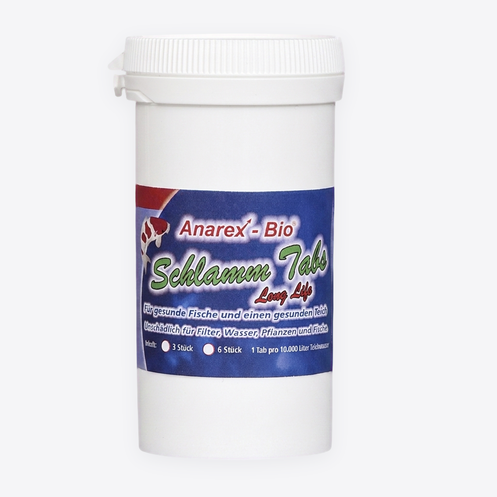 Longlife Koi Tabs mit Schlammabbaubakterien und Anarex-Bio®