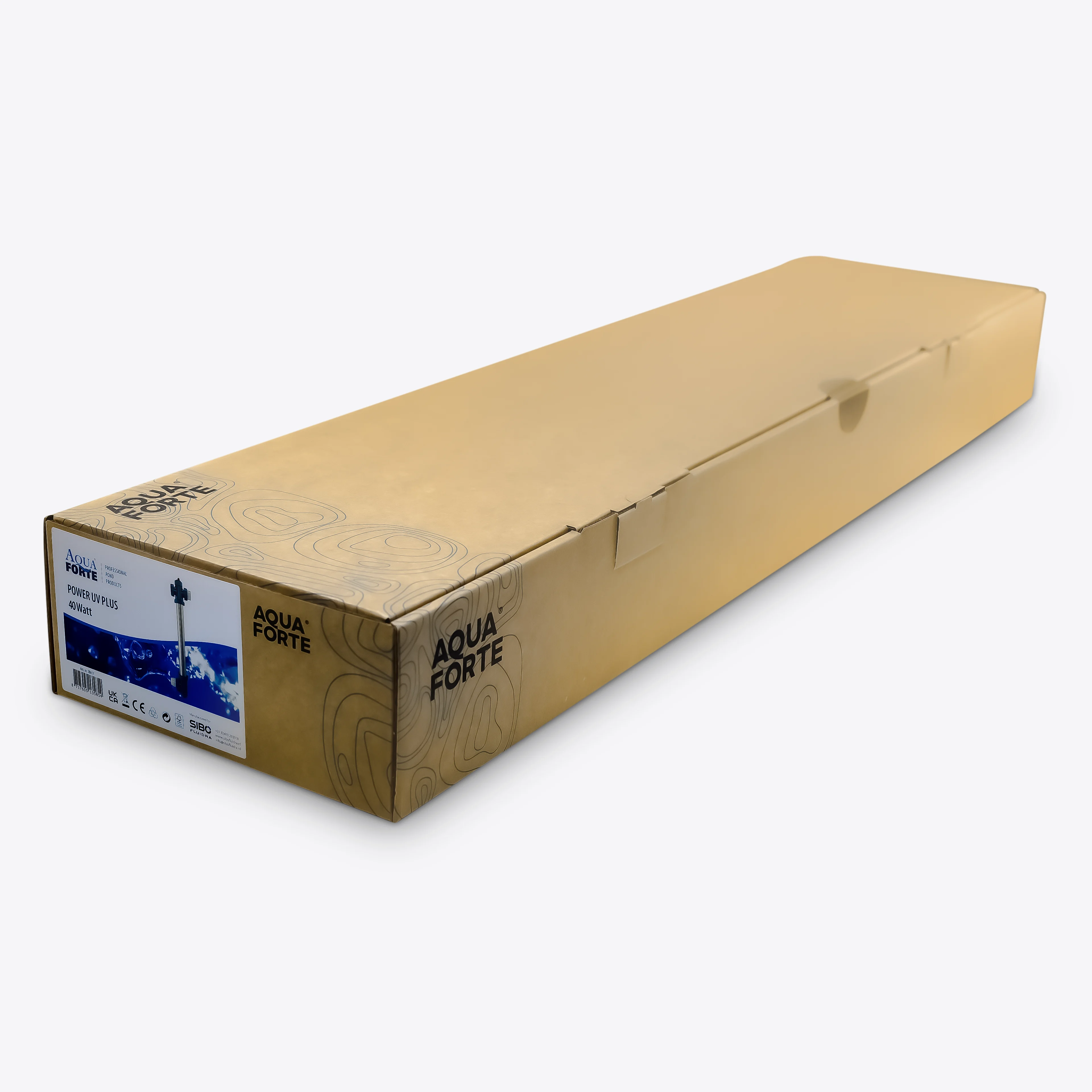 AquaForte Power UVC Plus Teichklärer 40 Watt / 75 Watt T5 – Profi UV-C Klärer für Koiteich & Gartenteich mit Edelstahlgehäuse gegen Schwebealgen & grünes Wasser