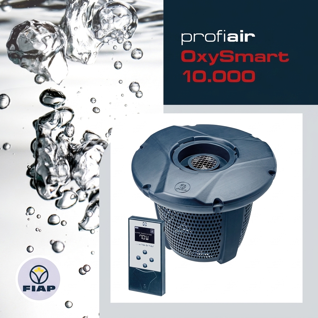 FIAP profiair OxySmart 10.000 – steuerbarer Teichbelüfter für Koi- & Gartenteiche