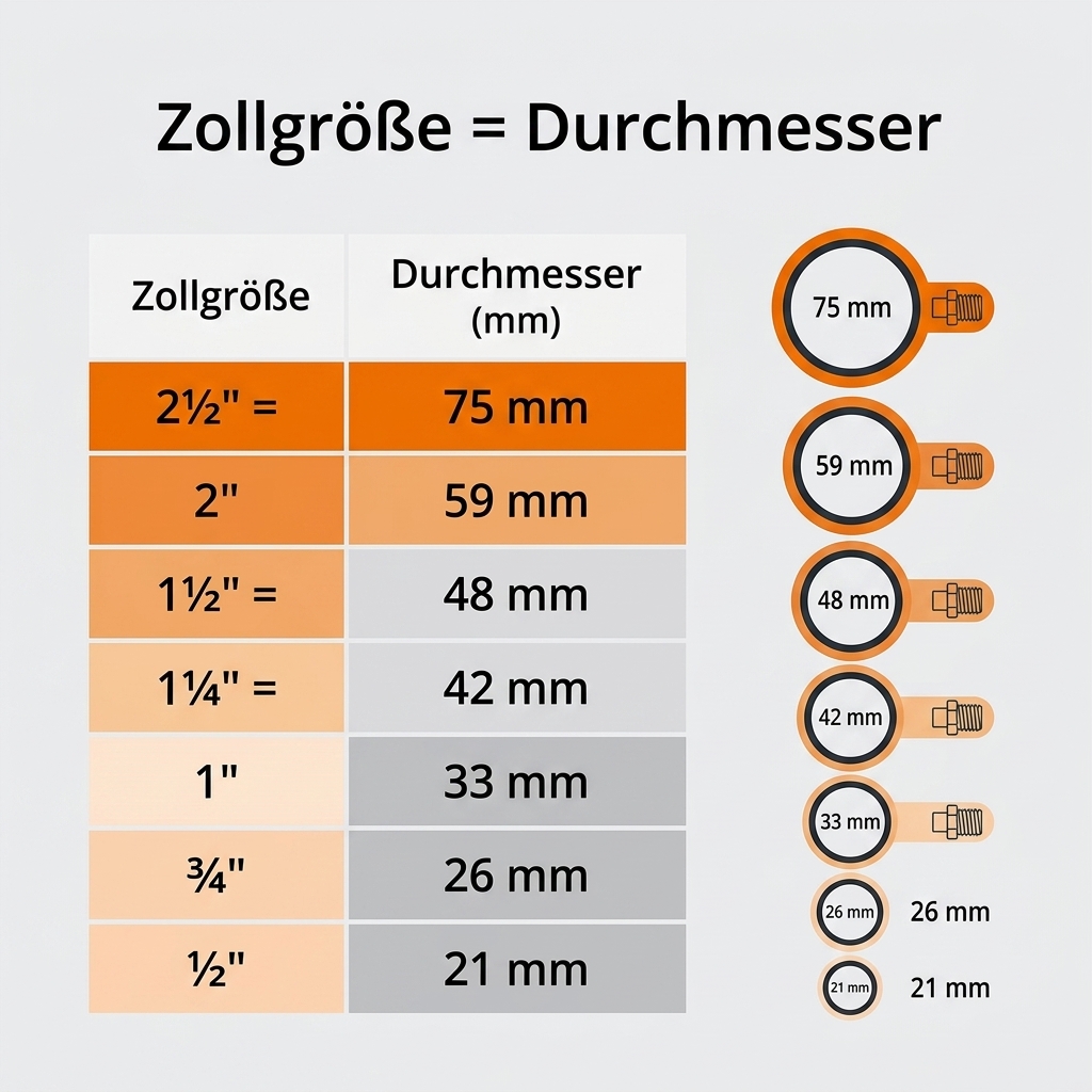 Schlauchtüllen mit Außengewinde