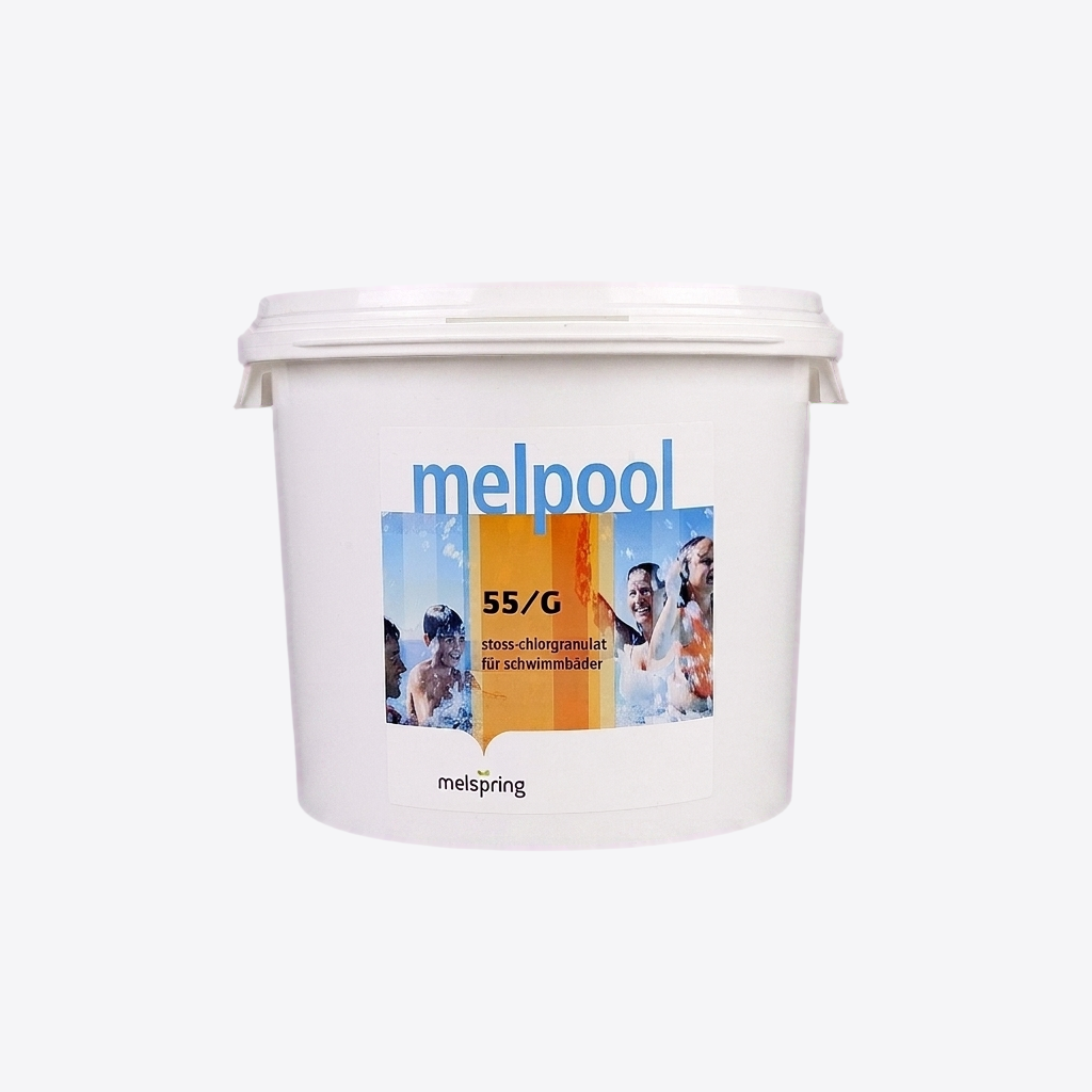 Melpool 55/G schnell lösliches Chlorgranulat für Pools 1kg Dose