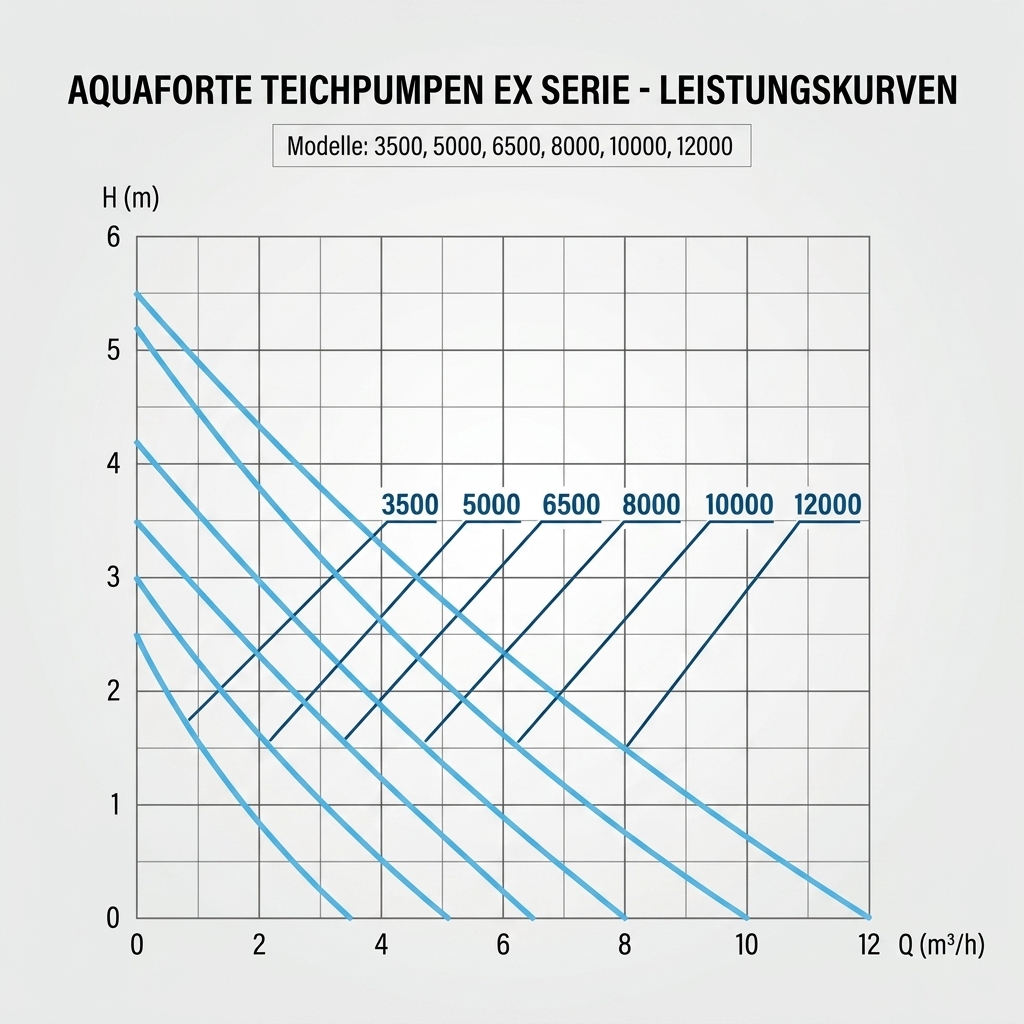 AquaForte Teichpumpen EX Serie 3500 - 12000
