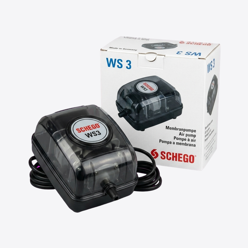 Schego WS3 Teichluftpumpe – Luftpumpe für Teichbelüftung