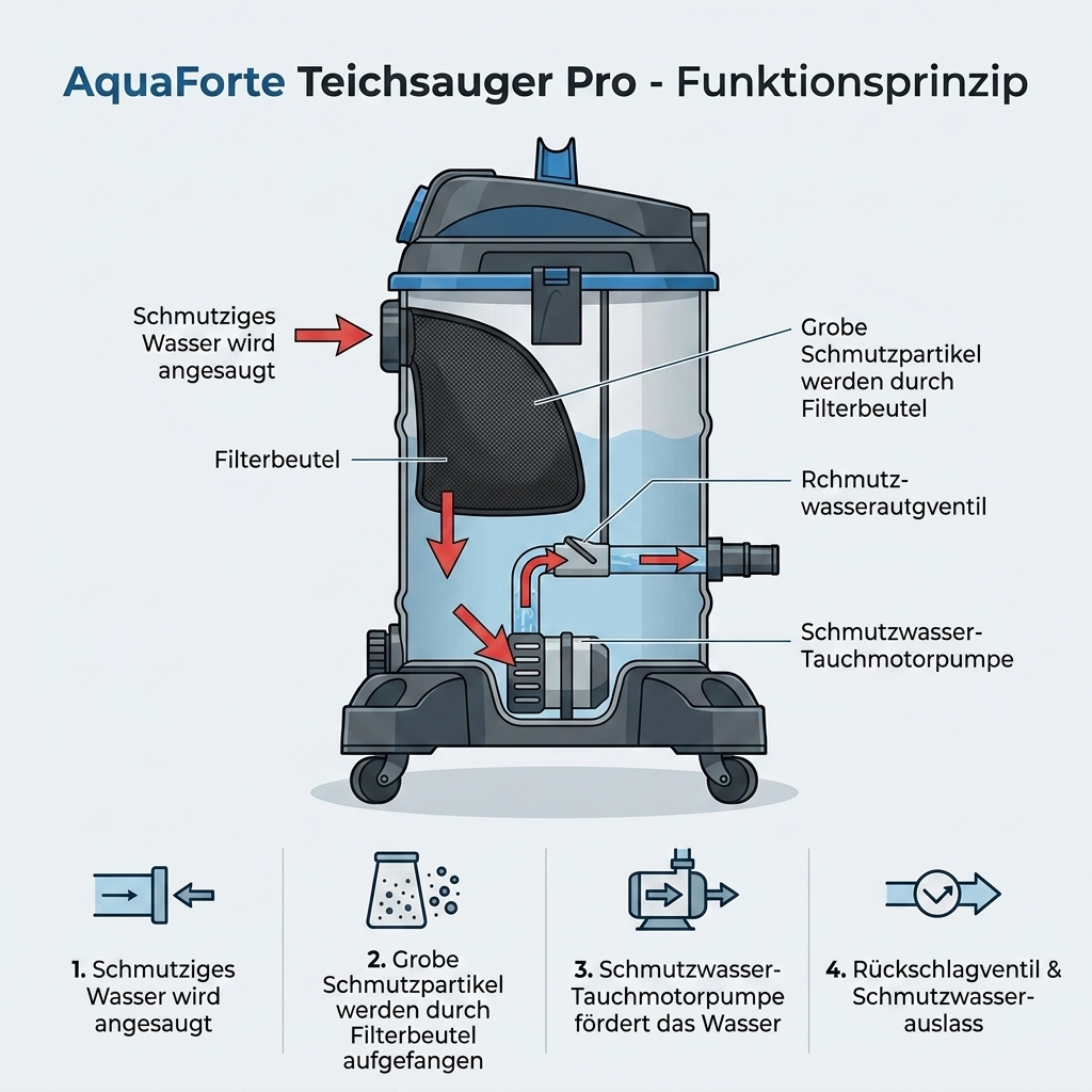 AquaForte Teichsauger Pro