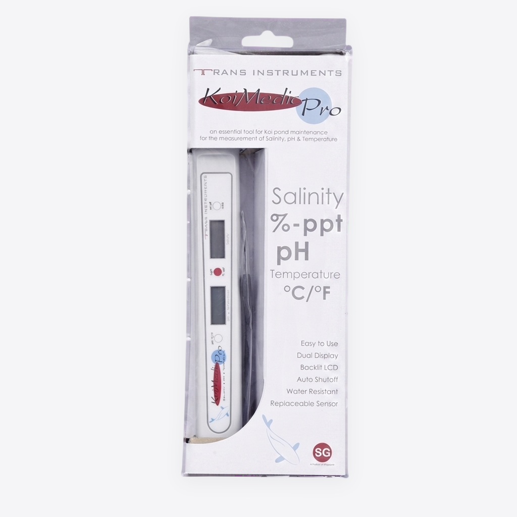 Koimedic Pro Salz & pH/°C Tester Handmessgerät