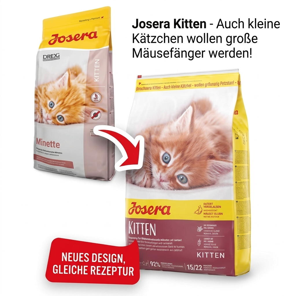 Josera Kitten - Auch kleine Kätzchen wollen große Mäusefänger werden!