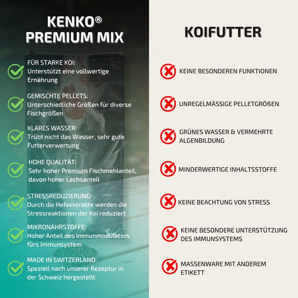 Kenko® Premium Futtermix 4,5 - 5,5mm - schwimmend