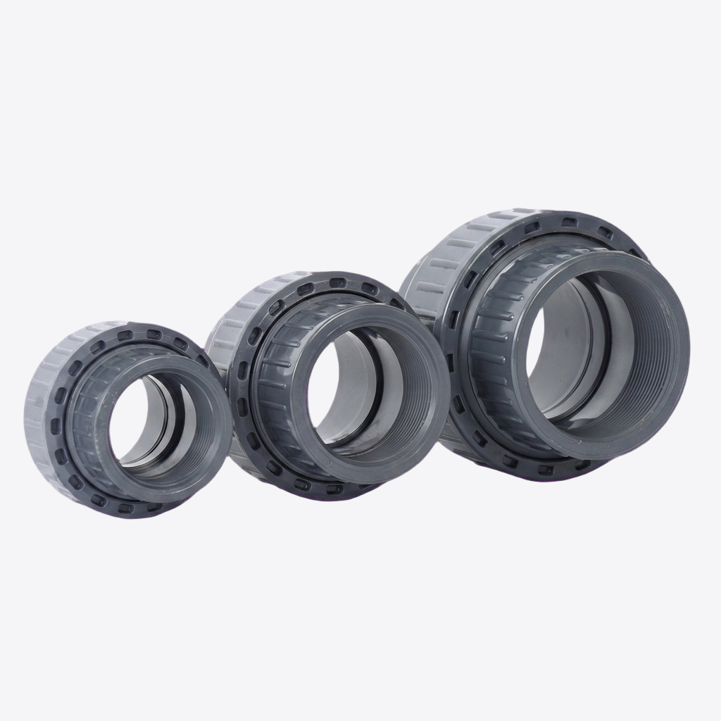 Polypipe PVC-U Verschraubung 40–90 mm Klebemuffe × 1¼″–3″ Innengewinde – Pumpenanschluss, Pumpenkupplung & lösbare Rohrkupplung