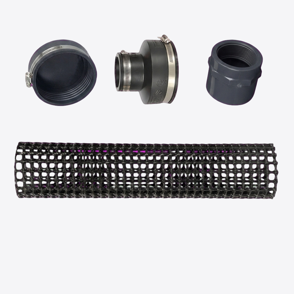 Filtersiebrohr schwarz für schwimmende Filtermedien Ø 110mm