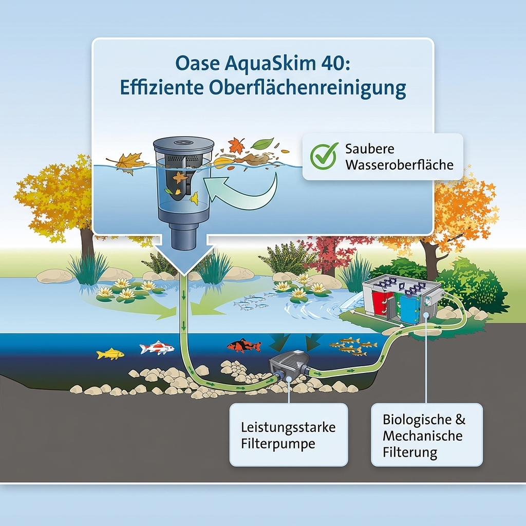 Oase Standskimmer AquaSkim 40