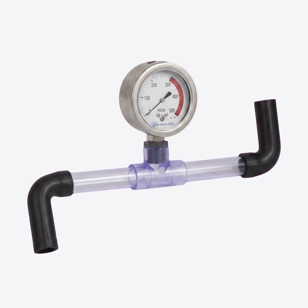 Super Air Luftdruckmesser für Teichpumpen | Manometer Gegendruck-Messgerät