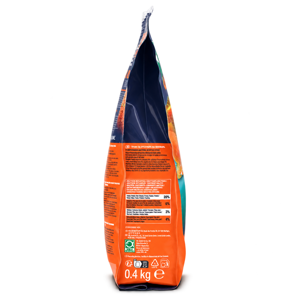 JBL ProPond Goldfish Goldfischfutter 3 mm – schwimmendes Ganzjahresfutter