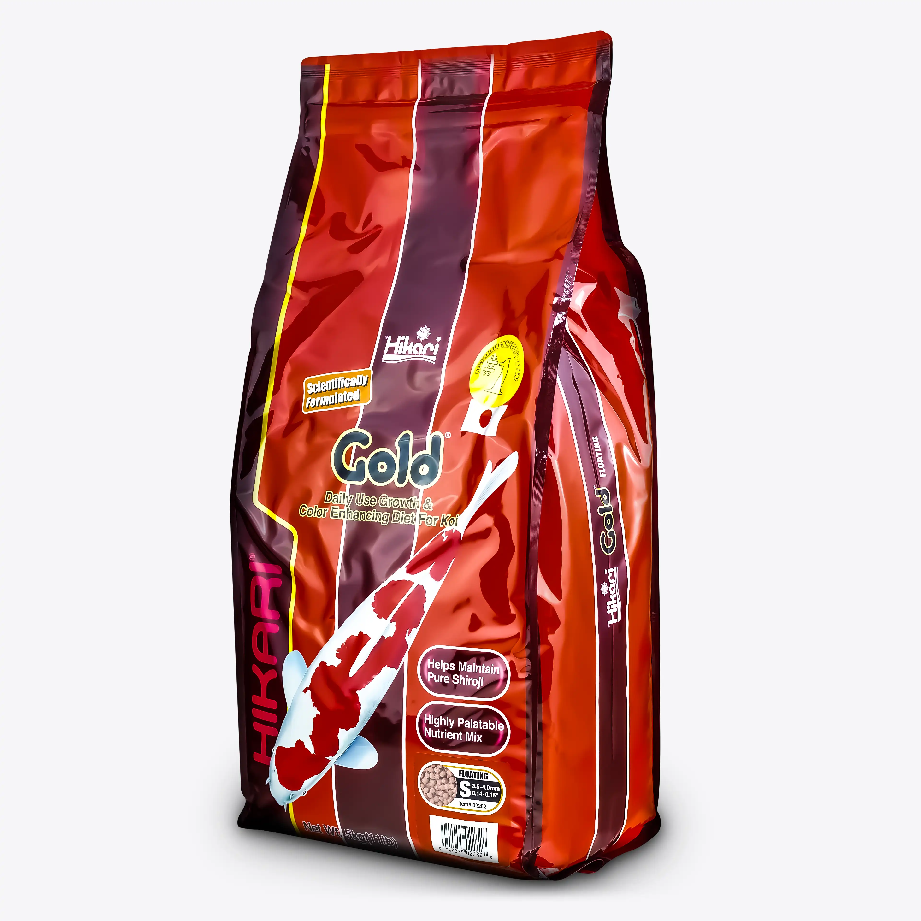 Hikari Gold Koifutter – Premium Fischfutter für Koi – Schwimmende Pellets – Farbverstärker & Wachstum – Hochwertiges Teichfutter für Zierfische