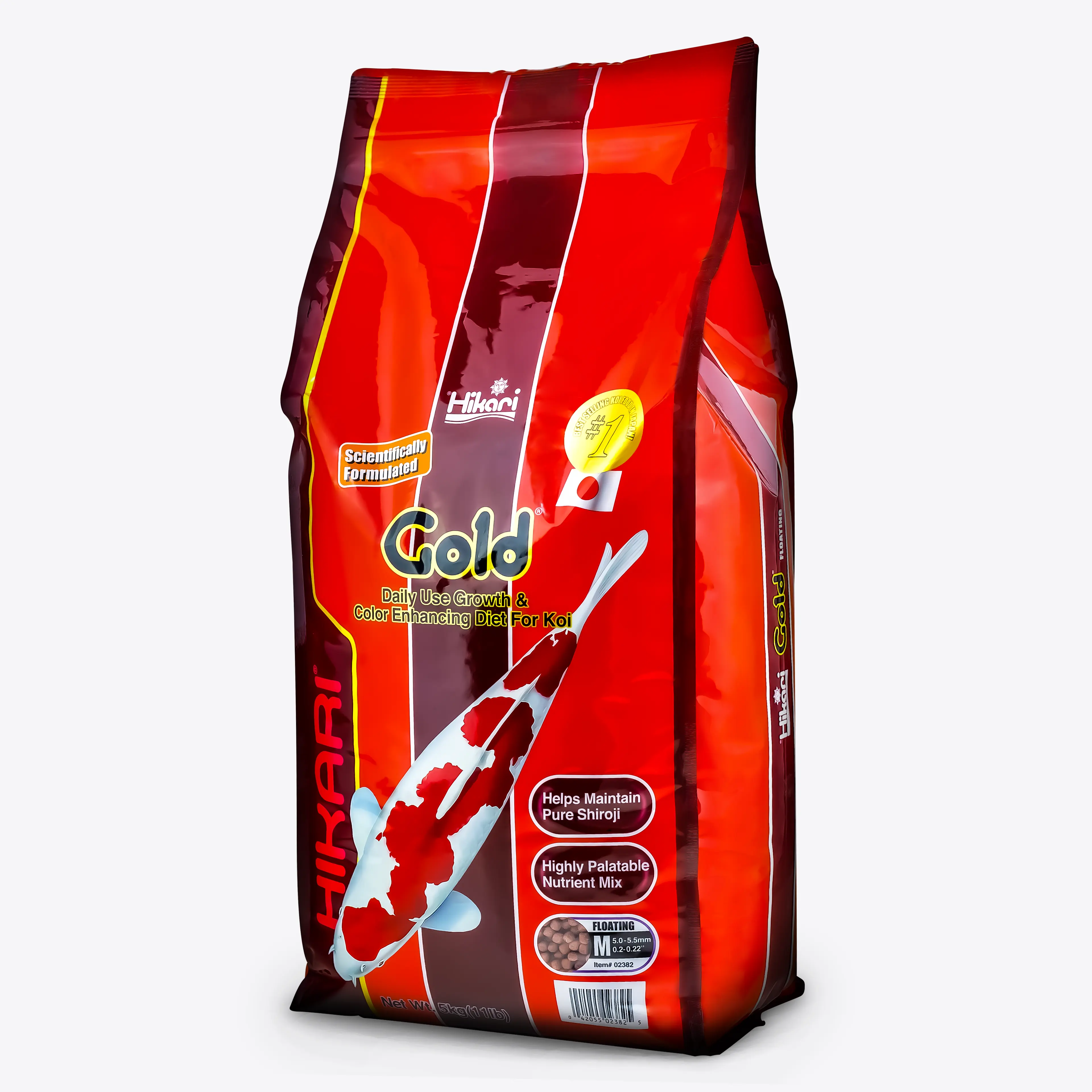 Hikari Gold Koifutter – Premium Fischfutter für Koi – Schwimmende Pellets – Farbverstärker & Wachstum – Hochwertiges Teichfutter für Zierfische