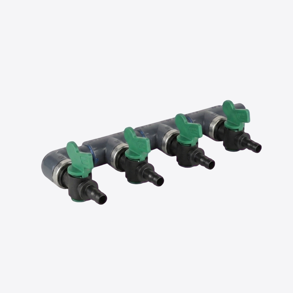 Dong Yang 40 Teichbelüfter-Set – Luftpumpe mit Ausströmern, Luftverteiler & Schlauch
