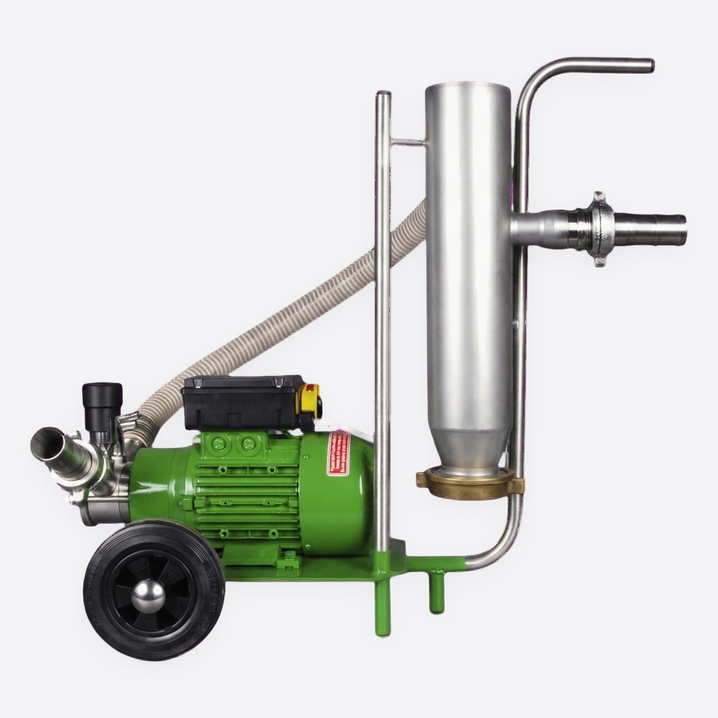 Teichsauger 5000l/h mit integriertem Steinabscheider