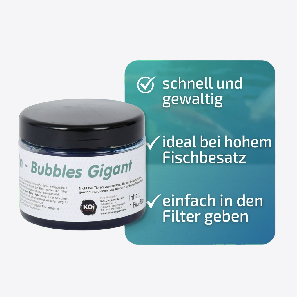 Filterkugel / Mega Bubble für 25.000 L Teichwasser