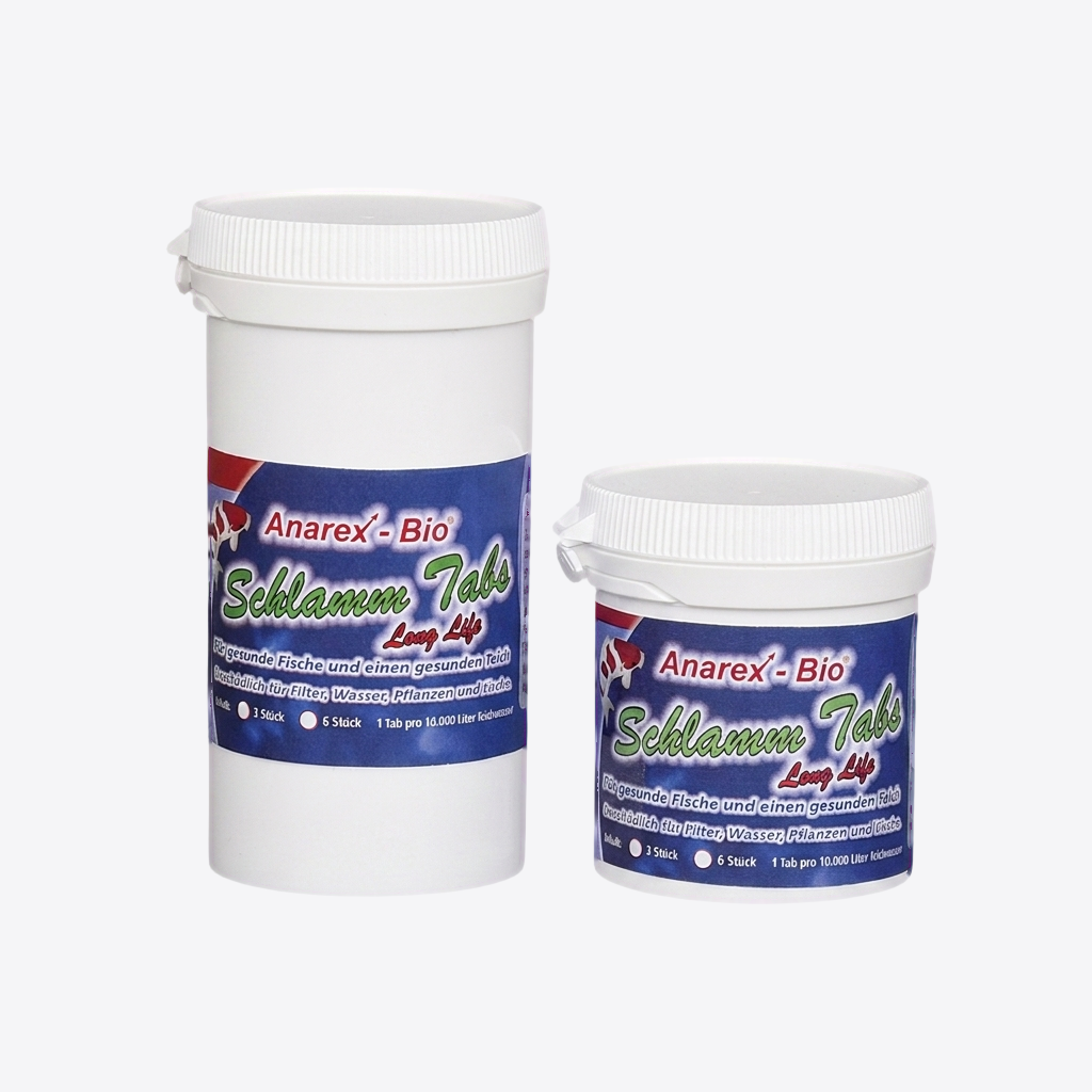 Longlife Koi Tabs mit Schlammabbaubakterien und Anarex-Bio®