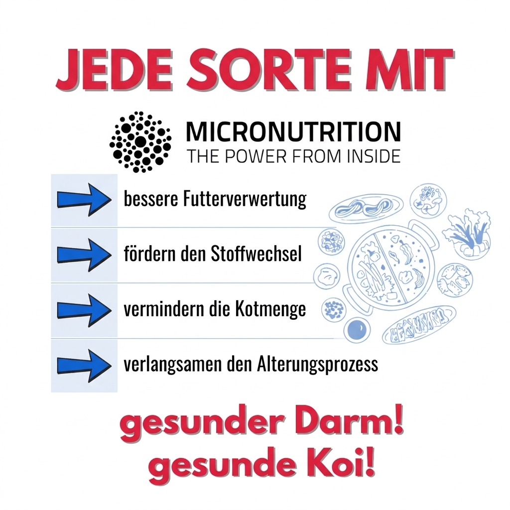 Tri Koi® Futter Mix Large über 15°C
