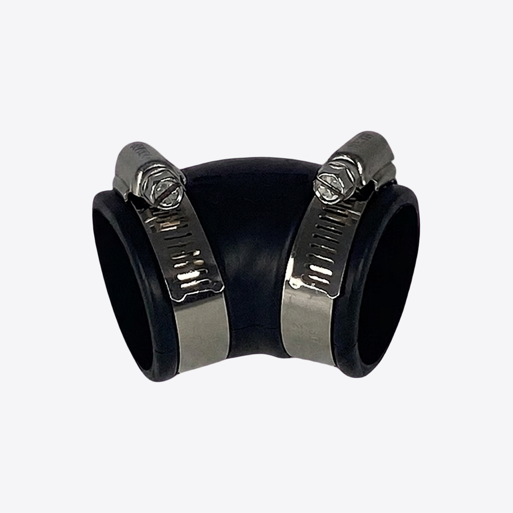 Flexible Bögen 45° inkl. Spannring