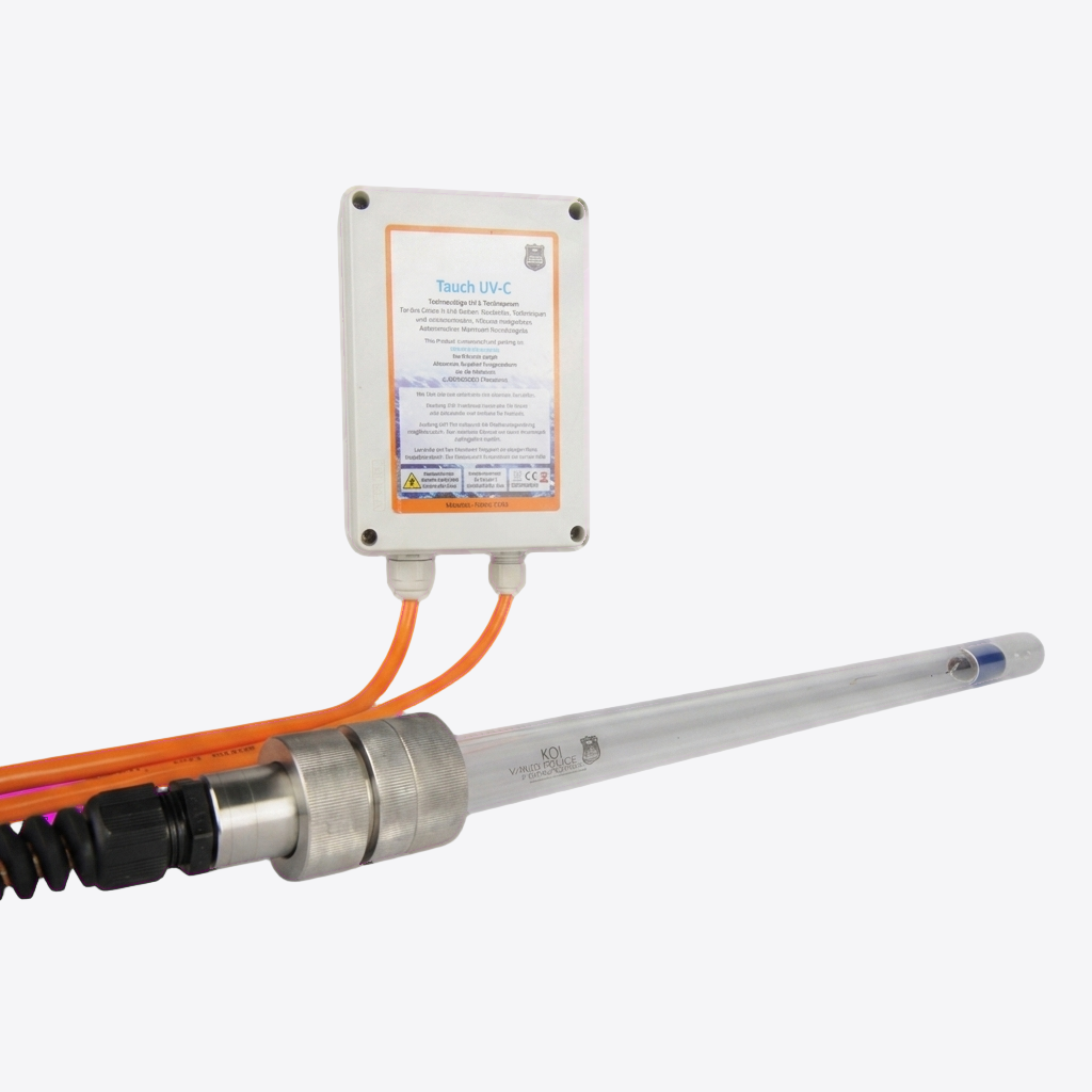 Pond Police Industrie UV-C Amalgam Serie 75 Watt mit Einbaugehäuse
