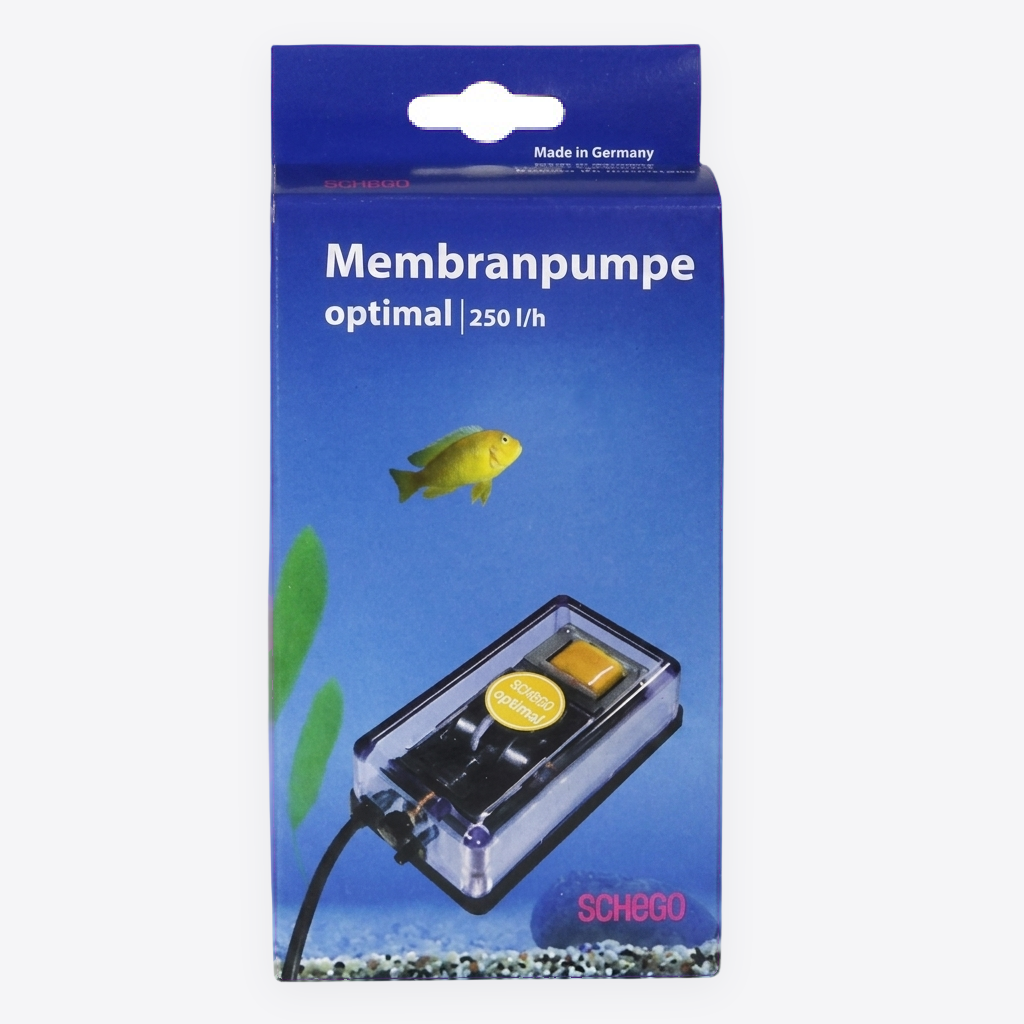 Schego optimal Membranpumpe – Luftpumpe für Aquarium & Teich