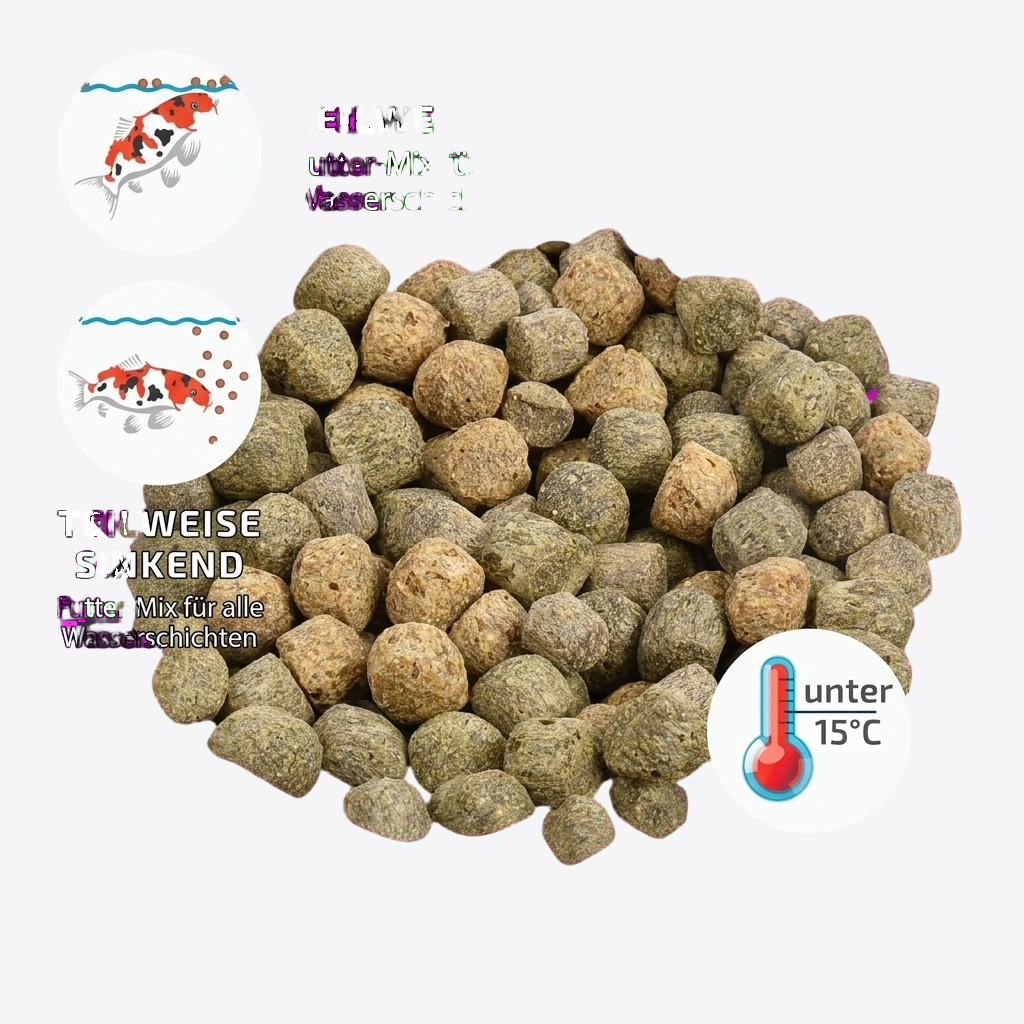 Tri Koi® Futter Mix Large unter 15°C