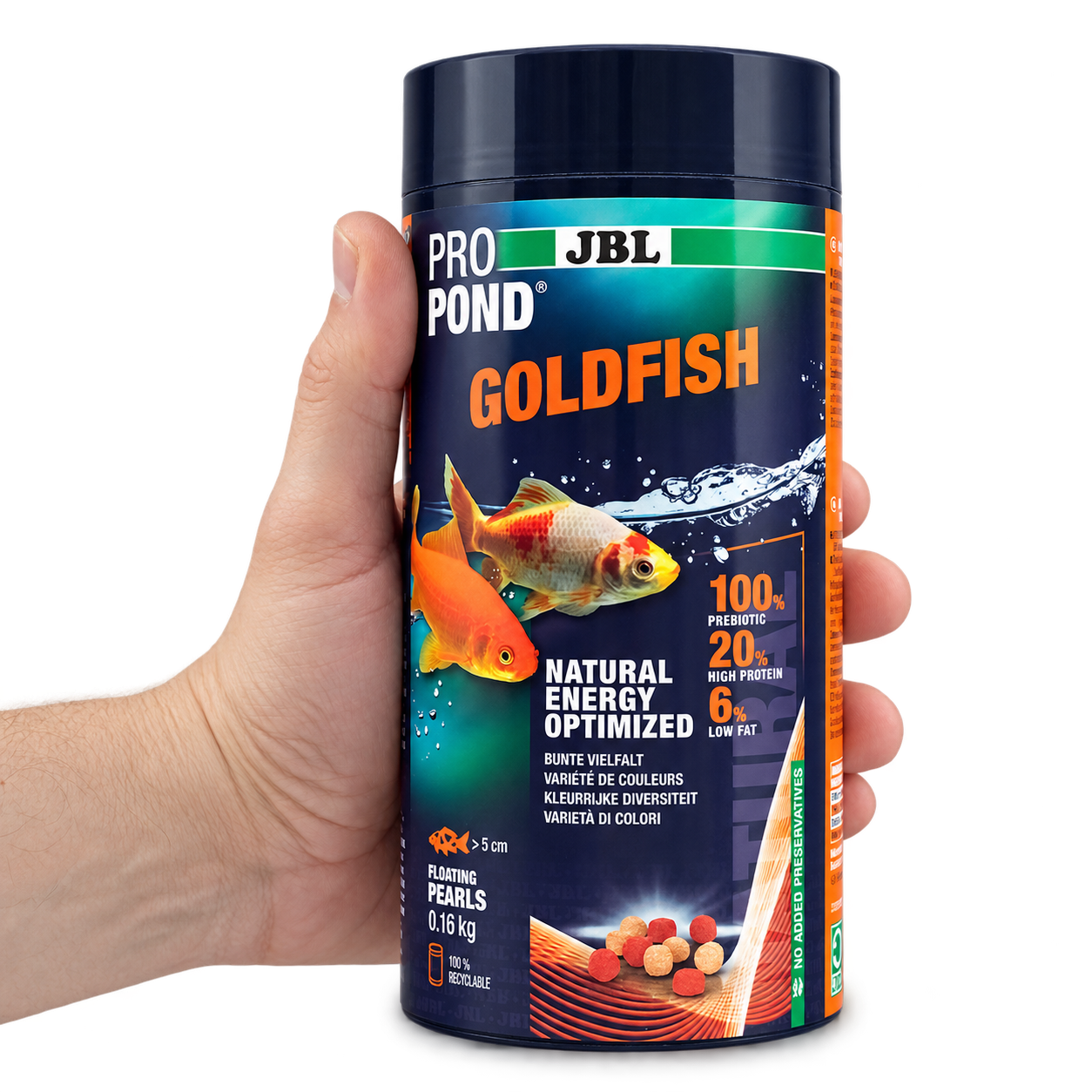 JBL ProPond Goldfish Goldfischfutter 3 mm – schwimmendes Ganzjahresfutter