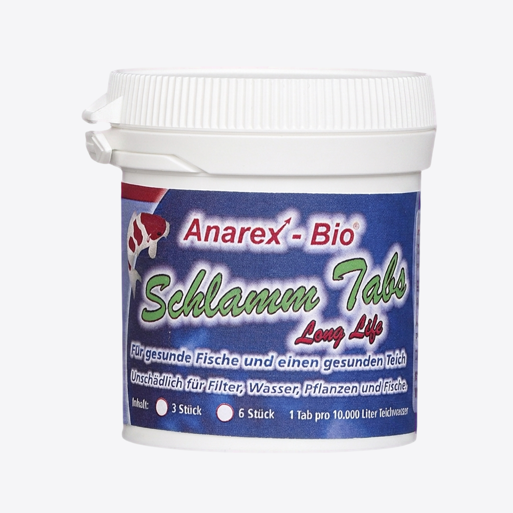 Longlife Koi Tabs mit Schlammabbaubakterien und Anarex-Bio®