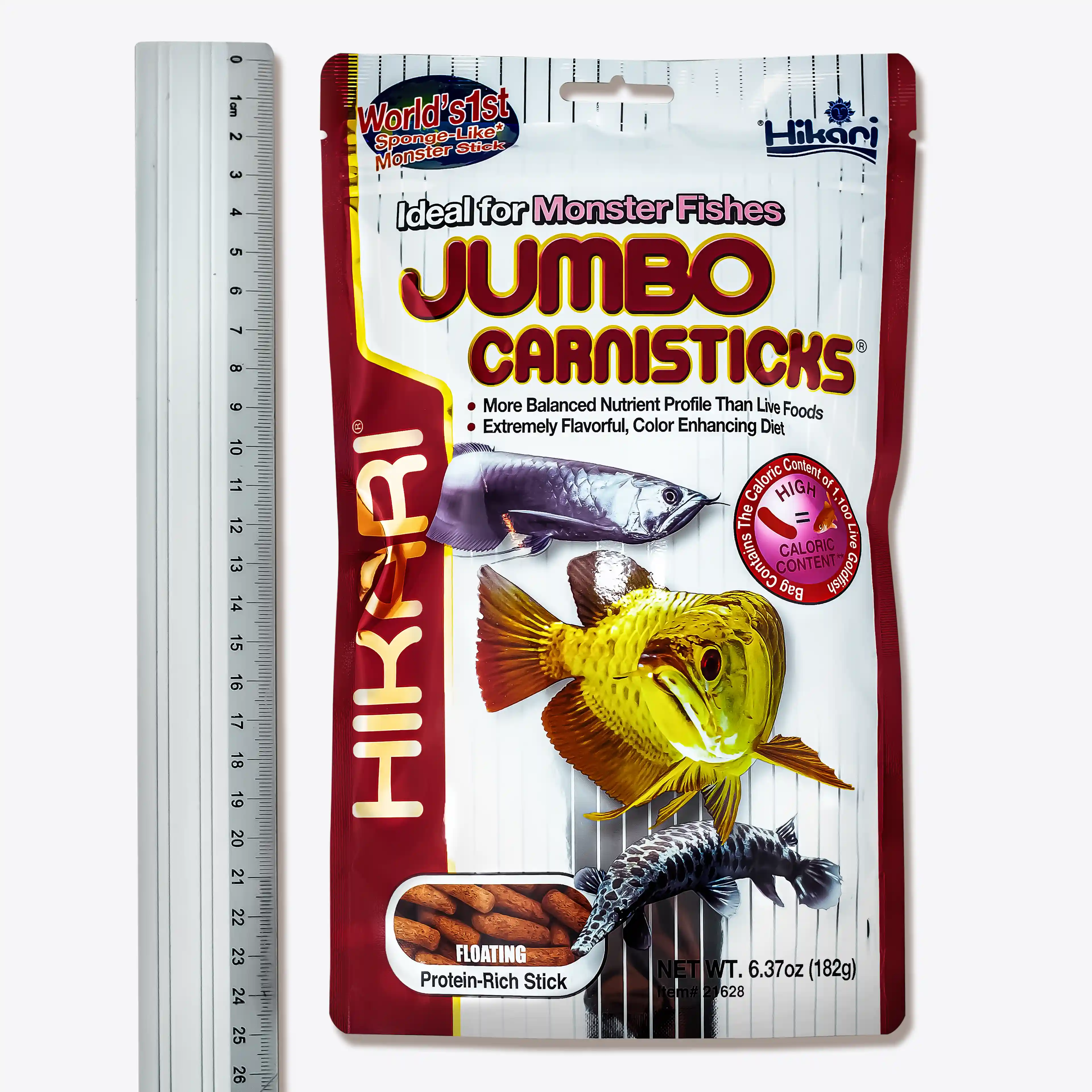 A3020422 Hikari Jumbo Carnisticks Jumbo Sticks 182g Raubfischfutter Lineal H 6G3A3394