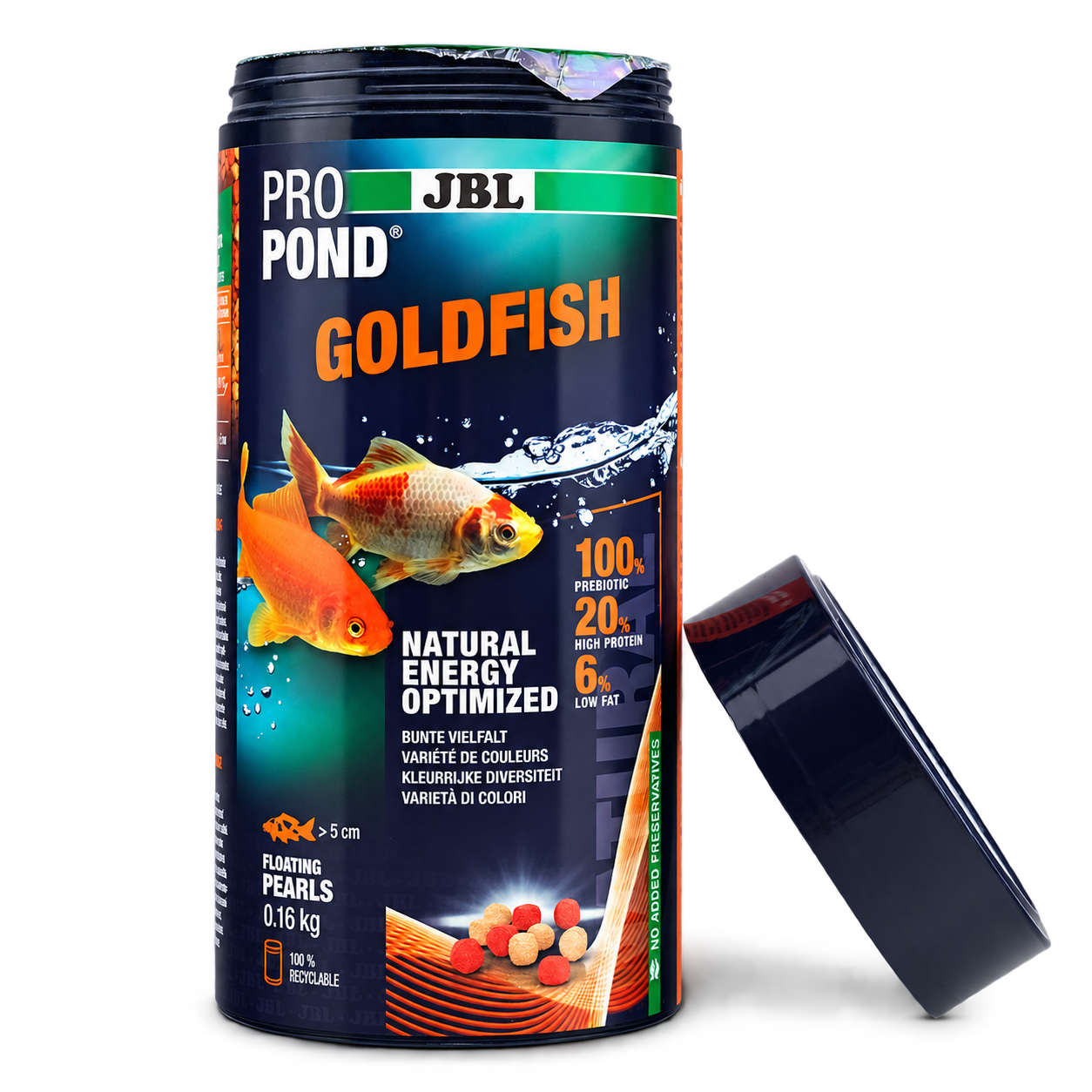 JBL ProPond Goldfish Goldfischfutter 3 mm – schwimmendes Ganzjahresfutter