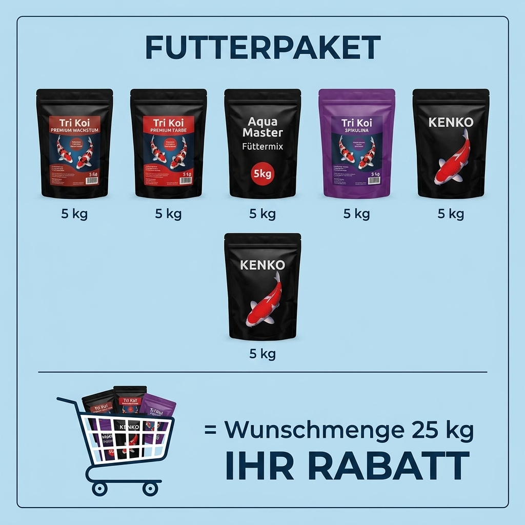 Tri Koi® Futter Mix Large unter 15°C