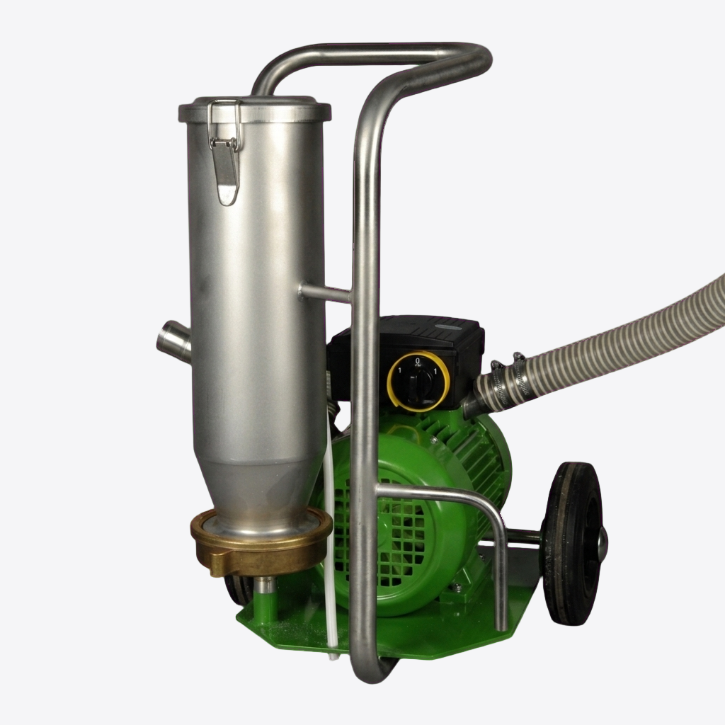 Teichsauger 5000l/h mit integriertem Steinabscheider