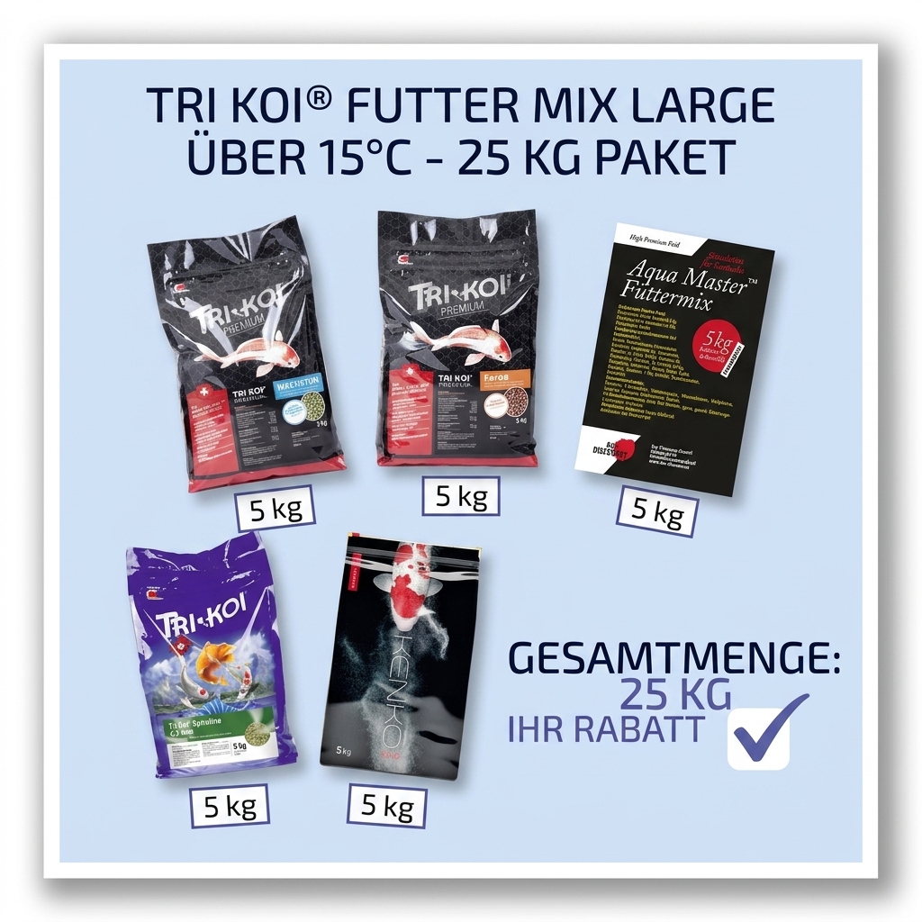 Tri Koi® Futter Mix Large über 15°C