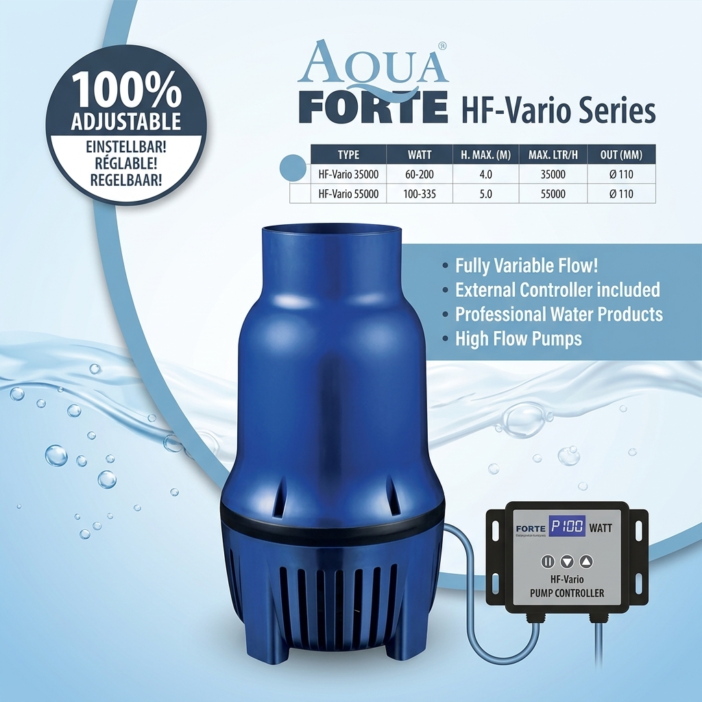 AquaForte HF Vario S Rohrpumpen 25.000 - 55.000