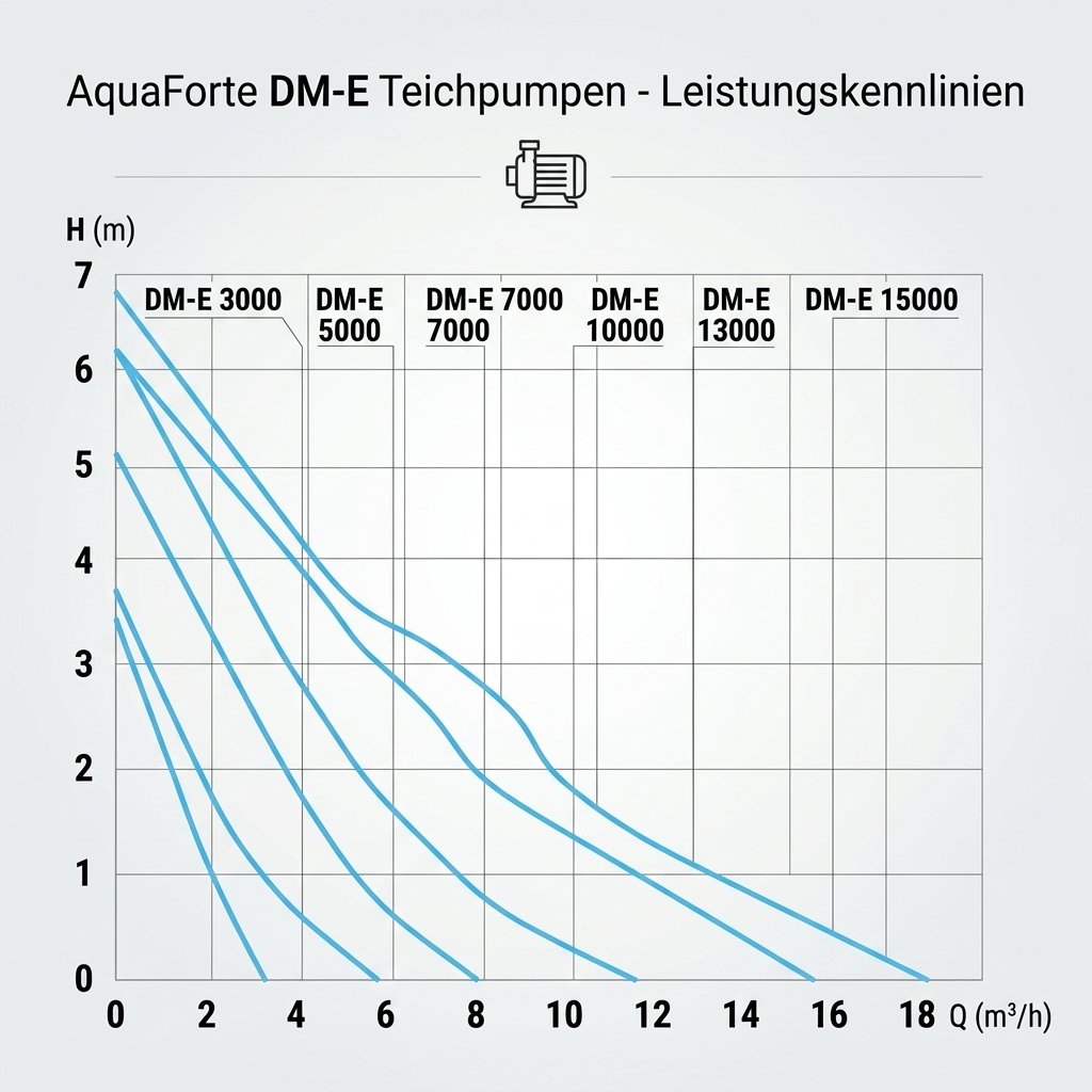 AquaForte DM-E Teichpumpen 3.000 - 15.000