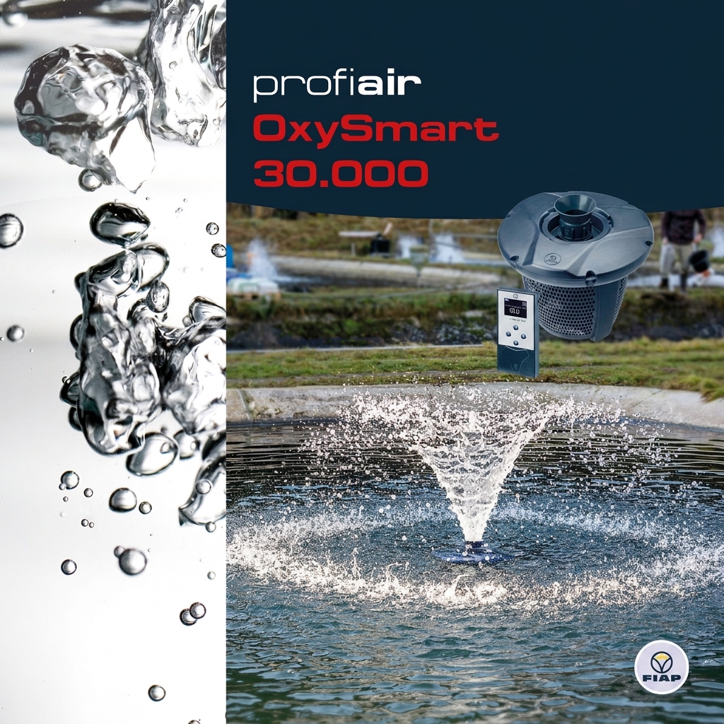 FIAP profiair OxySmart 30.000 – steuerbarer Teichbelüfter für Koi- & Gartenteiche